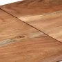 Mesa consola acero inoxidable y madera maciza acacia plateada de vidaXL, Mesas auxiliares - Ref: Foro24-349999, Precio: 85,69...