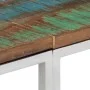 Mesa consola acero inoxidable madera maciza reciclada plateada de vidaXL, Mesas auxiliares - Ref: Foro24-350000, Precio: 85,5...