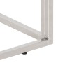 Mesa consola acero inoxidable madera maciza reciclada plateada de vidaXL, Mesas auxiliares - Ref: Foro24-350000, Precio: 86,2...