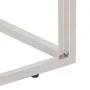Mesa consola acero inoxidable madera maciza reciclada plateada de vidaXL, Mesas auxiliares - Ref: Foro24-350000, Precio: 85,5...