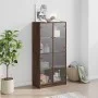 Aparador alto con puertas madera roble marrón 68x37x142 cm de vidaXL, Aparadores - Ref: Foro24-3295863, Precio: 125,03 €, Des...