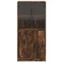 Aparador alto con puertas madera roble ahumado 68x37x142 cm de vidaXL, Aparadores - Ref: Foro24-3295868, Precio: 133,38 €, De...