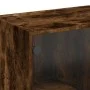 Aparador alto con puertas madera roble ahumado 68x37x142 cm de vidaXL, Aparadores - Ref: Foro24-3295868, Precio: 133,38 €, De...