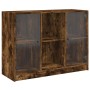 Aparador madera de ingeniería roble ahumado 102x37x75,5 cm de vidaXL, Aparadores - Ref: Foro24-3295875, Precio: 97,26 €, Desc...