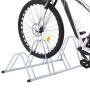 Soporte para 4 bicicletas suelo independiente acero galvanizado de vidaXL, Bases y soportes para almacenar bicicletas - Ref: ...
