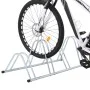 Soporte para 4 bicicletas suelo independiente acero galvanizado de vidaXL, Bases y soportes para almacenar bicicletas - Ref: ...