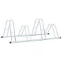 Soporte para 4 bicicletas suelo independiente acero galvanizado de vidaXL, Bases y soportes para almacenar bicicletas - Ref: ...