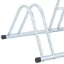Soporte para 4 bicicletas suelo independiente acero galvanizado de vidaXL, Bases y soportes para almacenar bicicletas - Ref: ...