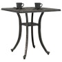 Mesa de jardín aluminio fundido bronce 53x53x53 cm de vidaXL, Mesas de jardín - Ref: Foro24-4002819, Precio: 77,74 €, Descuen...