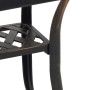 Mesa de jardín aluminio fundido bronce 53x53x53 cm de vidaXL, Mesas de jardín - Ref: Foro24-4002819, Precio: 77,74 €, Descuen...