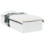 Estructura de cama madera de ingeniería blanca 75x190 cm de vidaXL, Camas y somieres - Ref: Foro24-841986, Precio: 69,12 €, D...