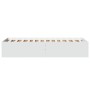 Estructura de cama madera de ingeniería blanca 75x190 cm de vidaXL, Camas y somieres - Ref: Foro24-841986, Precio: 69,12 €, D...