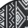 Alfombra de exterior ARAKIL negra Ø160 cm PP de vidaXL, Protectores para exterior - Ref: Foro24-368535, Precio: 30,53 €, Desc...