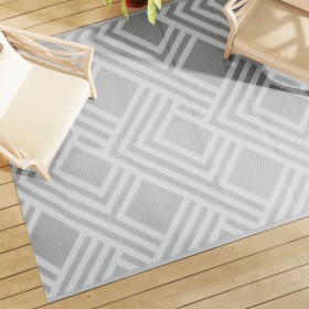 Alfombra exterior ARAKIL PP gris 160x230 cm de vidaXL, Protectores para exterior - Ref: Foro24-368563, Precio: 36,48 €, Descu...