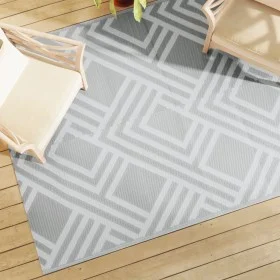 Alfombra exterior ARAKIL PP gris 160x230 cm de vidaXL, Protectores para exterior - Ref: Foro24-368563, Precio: 38,31 €, Descu...