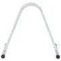 Soporte para 1 bicicleta suelo independiente acero galvanizado de vidaXL, Bases y soportes para almacenar bicicletas - Ref: F...