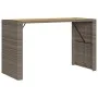Hoher Gartentisch mit Oberfläche aus grauem PE-Rattan-Holz, 185x80x110 cm. von vidaXL, Gartentische - Ref: Foro24-368701, Pre...