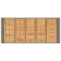 Hoher Gartentisch mit Oberfläche aus grauem PE-Rattan-Holz, 185x80x110 cm. von vidaXL, Gartentische - Ref: Foro24-368701, Pre...
