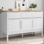Aparador FLORO madera maciza de pino blanco 114x43x74 cm de vidaXL, Aparadores - Ref: Foro24-374024, Precio: 191,24 €, Descue...