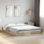 Estructura de cama madera de ingeniería roble Sonoma 150x200 cm de vidaXL, Camas y somieres - Ref: Foro24-842016, Precio: 90,...
