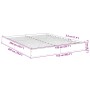 Estructura de cama madera de ingeniería roble Sonoma 150x200 cm de vidaXL, Camas y somieres - Ref: Foro24-842016, Precio: 90,...