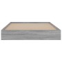 Estructura de cama madera de ingeniería gris Sonoma 100x200 cm de vidaXL, Camas y somieres - Ref: Foro24-842061, Precio: 64,3...