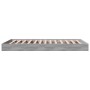 Estructura de cama madera de ingeniería gris Sonoma 100x200 cm de vidaXL, Camas y somieres - Ref: Foro24-842061, Precio: 64,3...