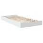 Estructura de cama madera de ingeniería blanca 90x200 cm de vidaXL, Camas y somieres - Ref: Foro24-842063, Precio: 80,78 €, D...