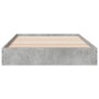 Estructura de cama madera de ingeniería gris hormigón 75x190 cm de vidaXL, Camas y somieres - Ref: Foro24-842080, Precio: 61,...