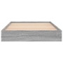 Estructura de cama madera de ingeniería gris Sonoma 75x190 cm de vidaXL, Camas y somieres - Ref: Foro24-842082, Precio: 60,37...