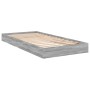 Estructura de cama madera de ingeniería gris Sonoma 75x190 cm de vidaXL, Camas y somieres - Ref: Foro24-842082, Precio: 60,37...