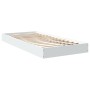 Estructura de cama madera de ingeniería blanca 75x190 cm de vidaXL, Camas y somieres - Ref: Foro24-842077, Precio: 60,27 €, D...