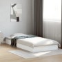 Estructura de cama madera de ingeniería blanca 75x190 cm de vidaXL, Camas y somieres - Ref: Foro24-842077, Precio: 60,27 €, D...