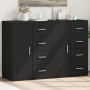 Aparadores 2 uds madera de ingeniería negro 59x39x80 cm de vidaXL, Aparadores - Ref: Foro24-3276631, Precio: 201,31 €, Descue...
