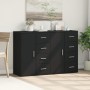 Aparadores 2 uds madera de ingeniería negro 59x39x80 cm de vidaXL, Aparadores - Ref: Foro24-3276631, Precio: 201,31 €, Descue...