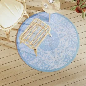 Alfombra exterior ARAKIL azul bebe Ø120 cm PP de vidaXL, Protectores para exterior - Ref: Foro24-368498, Precio: 21,95 €, Des...