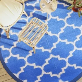 Alfombra exterior ARAKIL azul Ø200 cm PP de vidaXL, Protectores para exterior - Ref: Foro24-368540, Precio: 40,70 €, Descuent...