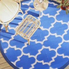 Alfombra exterior ARAKIL azul Ø200 cm PP de vidaXL, Protectores para exterior - Ref: Foro24-368540, Precio: 41,45 €, Descuent...