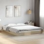 Estructura de cama madera de ingeniería roble Sonoma 160x200 cm de vidaXL, Camas y somieres - Ref: Foro24-842009, Precio: 129...