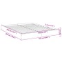 Estructura de cama madera de ingeniería roble Sonoma 160x200 cm de vidaXL, Camas y somieres - Ref: Foro24-842009, Precio: 129...