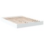 Estructura de cama madera de ingeniería blanca 135x190 cm de vidaXL, Camas y somieres - Ref: Foro24-842042, Precio: 99,41 €, ...