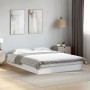 Estructura de cama madera de ingeniería blanca 135x190 cm de vidaXL, Camas y somieres - Ref: Foro24-842042, Precio: 99,41 €, ...