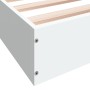 Estructura de cama madera de ingeniería blanca 135x190 cm de vidaXL, Camas y somieres - Ref: Foro24-842042, Precio: 99,41 €, ...