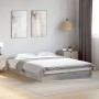 Estructura de cama madera de ingeniería gris Sonoma 120x190 cm de vidaXL, Camas y somieres - Ref: Foro24-842054, Precio: 81,5...