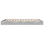 Estructura de cama madera de ingeniería gris Sonoma 120x190 cm de vidaXL, Camas y somieres - Ref: Foro24-842054, Precio: 81,5...