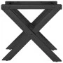 Patas de mesa de centro estructura X acero 30x30x33 cm de vidaXL, Patas para mesas - Ref: Foro24-357892, Precio: 35,99 €, Des...