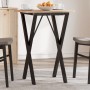 Patas de mesa de comedor estructura X acero 40x40x73 cm de vidaXL, Patas para mesas - Ref: Foro24-357903, Precio: 47,30 €, De...