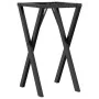 Patas de mesa de comedor estructura X acero 40x40x73 cm de vidaXL, Patas para mesas - Ref: Foro24-357903, Precio: 46,57 €, De...