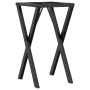 Patas de mesa de comedor estructura X acero 40x40x73 cm de vidaXL, Patas para mesas - Ref: Foro24-357903, Precio: 46,57 €, De...