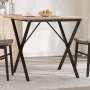 Patas de mesa de comedor estructura X acero 70x70x73 cm de vidaXL, Patas para mesas - Ref: Foro24-357908, Precio: 51,64 €, De...